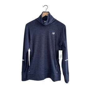NWT Women’s New Balance Pullover Heather Blue Size M